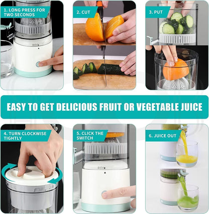Electric Juicer, Portable USB Charging Electric Juicer